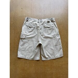 VTG 90s OTB One Tough Brand Skater Baggy Cargo Utility Jorts Shorts Surfer 38W
